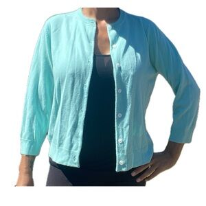 Teal Cardigan